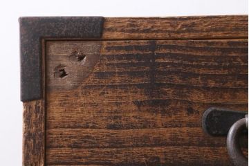 アンティーク家具　和製アンティーク　桐材　渋さ漂う重ねタンス(衣装箪笥、引き出し、桐箪笥、桐たんす)(R-039142)