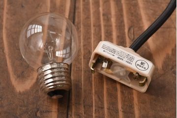 アンティーク照明　丸みのあるフォルムが愛らしいペンダントライト(天井照明、電笠、吊り下げ照明)(R-039165)