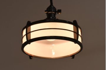 レトロ照明　和の雰囲気と懐かしさ漂うペンダントライト(天井照明、電笠、吊り下げ照明)(R-039166)