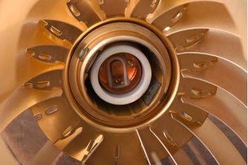 レトロ照明　松下電工(ナショナル)　モダンなデザインのペンダントライト(天井照明、吊り下げ照明)(R-039168)