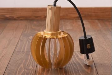 レトロ照明　松下電工(ナショナル)　モダンなデザインのペンダントライト(天井照明、吊り下げ照明)(R-039168)