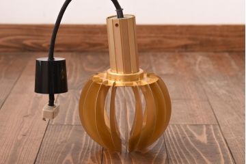 レトロ照明　松下電工(ナショナル)　モダンなデザインのペンダントライト(天井照明、吊り下げ照明)(R-039169)