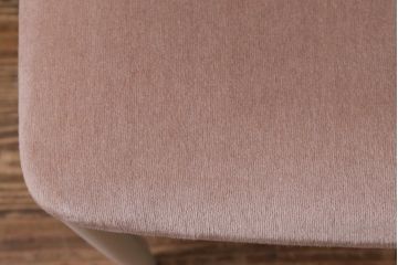 イギリスヴィンテージ　G-PLAN(ジープラン)　Danishシリーズ　Larsen(ラーセン)　チーク材　可愛らしい雰囲気のペイントがお洒落なダイニングチェア　(R-039189)