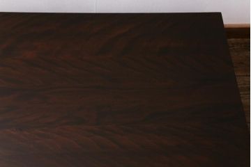 ヴィンテージ家具　九州民芸家具　シックで落ち着いた雰囲気が魅力の座卓(ローテーブル、ビンテージ)(R-039191)