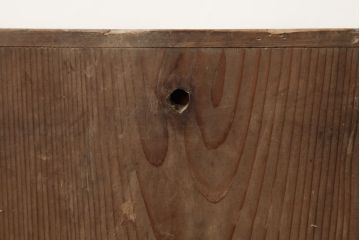 アンティーク家具　明治期　杉材　蛭手型の引き手が付いた趣ある衣装箪笥(時代箪笥、引き出し、チェスト)(R-039196)