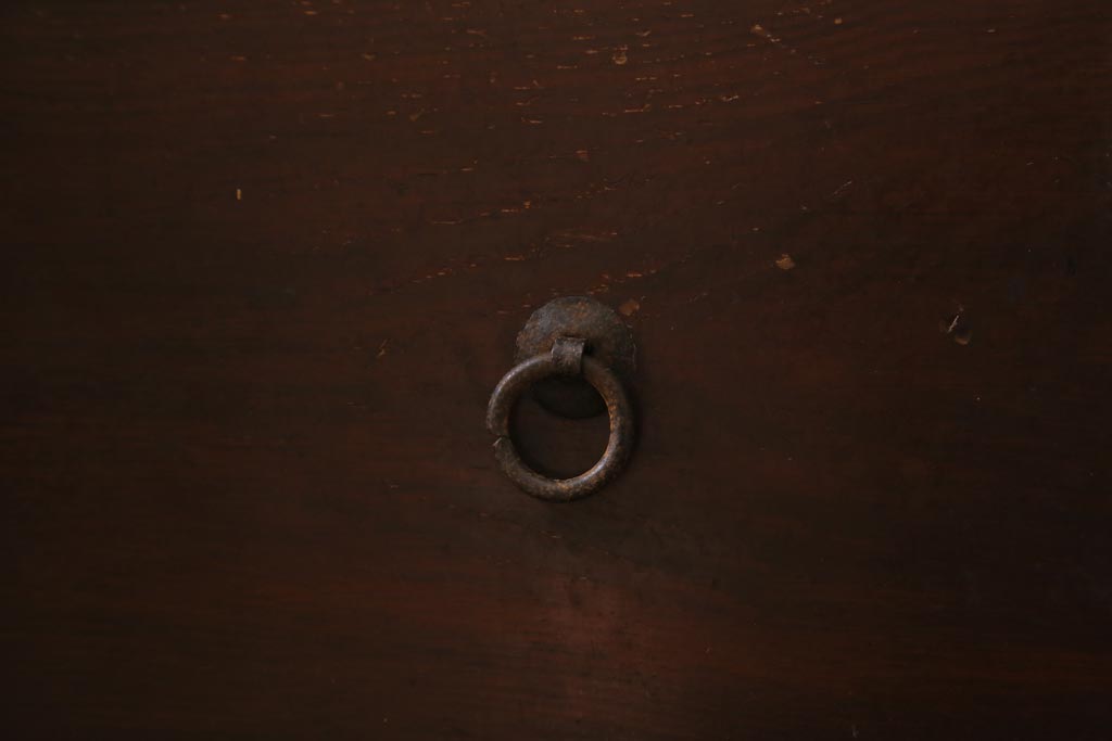 アンティーク家具　和製アンティーク　明治大正期　古い木の質感が味わい深い時代箪笥(衣装箪笥、和箪笥、引き出し、チェスト)(R-039200)