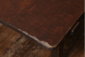 アンティーク家具　和製アンティーク　ヒノキ材　明治大正期に作られたレトロな座卓(ローテーブル)(R-039201)