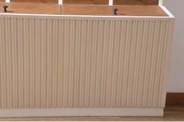 ラフジュ工房オリジナル　ペイント家具　ナチュラルインテリアにぴったりな収納棚(オープンラック、飾り棚、本棚)(R-039203)