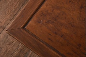アンティーク家具　和製アンティーク　昭和初期　味わい深い和の空間を演出する角ちゃぶ台(折りたたみテーブル、座卓、ローテーブル)(R-039212)