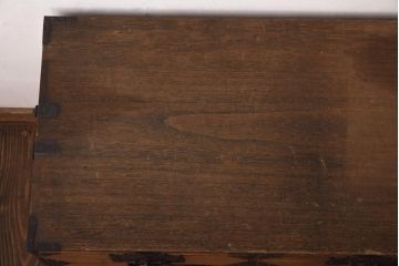 アンティーク家具　古民具　総桐材　上手物!小振りなサイズが珍しい仙台小箪笥(仙台箪笥、時代箪笥、桐箪笥、桐たんす)(R-039214)