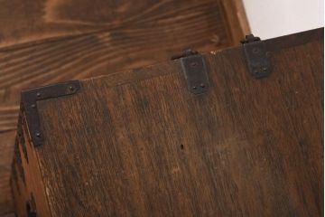 アンティーク家具　古民具　総桐材　上手物!小振りなサイズが珍しい仙台小箪笥(仙台箪笥、時代箪笥、桐箪笥、桐たんす)(R-039214)