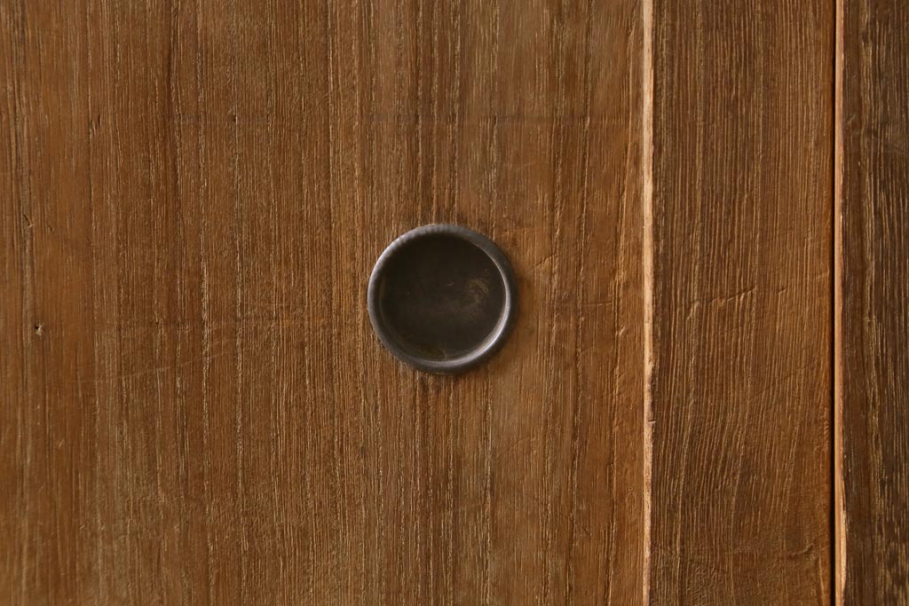 アンティーク家具　和製アンティーク　前面桐材　素朴な木味の昭和レトロな重ねタンス(衣装箪笥、戸棚、引き出し、桐箪笥、桐たんす)(R-039217)