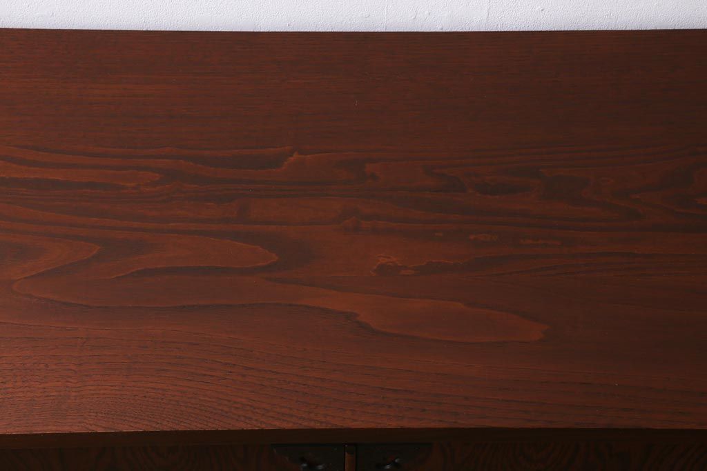 リメイク家具　伝統民芸　岩谷堂箪笥　脚付　和タンスと収納棚の2wayサイドボード(衣装箪笥)(R-039221)