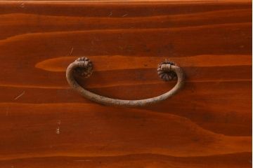 アンティーク家具　大正期　和の趣き漂うシンプルな戸棚(収納棚)(R-039222)