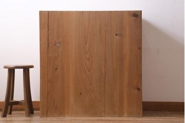 アンティーク家具　大正期　和の趣き漂うシンプルな戸棚(収納棚)(R-039222)