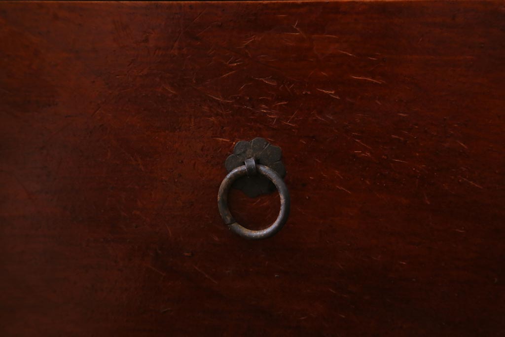 アンティーク家具　和製アンティーク　前面桐材　趣のある時代箪笥(和タンス、衣装箪笥、桐箪笥、桐たんす)(R-039223)