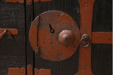 アンティーク家具　明治大正期　ペイント　和モダンな雰囲気作りにおすすめの小箪笥(時代箪笥、引き出し)(R-039228)