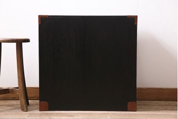 アンティーク家具　明治大正期　ペイント　和モダンな雰囲気作りにおすすめの小箪笥(時代箪笥、引き出し)(R-039228)