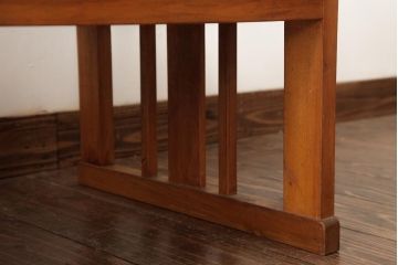 アンティーク家具　和製アンティーク　昭和初期　温もり溢れる明るい色味の文机(座机、ローテーブル)(R-039230)