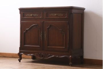 中古　アメリカ製　センチュリー社(CENTURY)　天板拡張式　サイドキャビネット　(R-039237)