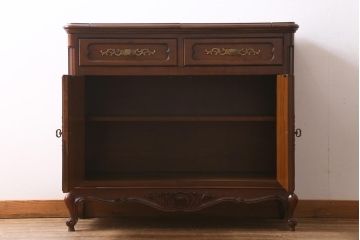 中古　アメリカ製　センチュリー社(CENTURY)　天板拡張式　サイドキャビネット　(R-039237)