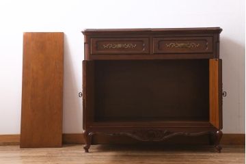 中古　アメリカ製　センチュリー社(CENTURY)　天板拡張式　サイドキャビネット　(R-039237)