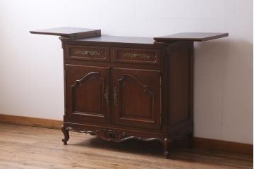 中古　アメリカ製　センチュリー社(CENTURY)　天板拡張式　サイドキャビネット(サイドボード、収納棚)(R-039237)