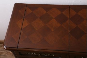 中古　アメリカ製　センチュリー社(CENTURY)　天板拡張式　サイドキャビネット(サイドボード、収納棚)(R-039237)