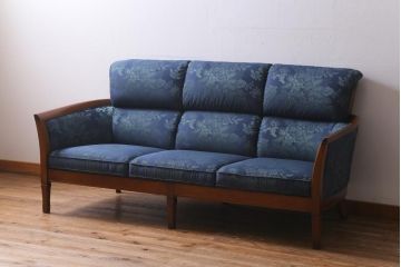 中古　maruni(マルニ木工)　地中海シリーズ　ロベリア　3人掛け　トリプルソファ(スリーシーター、三人掛け)(R-039241)