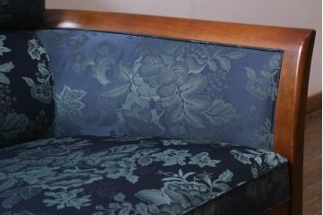 中古　maruni(マルニ木工)　地中海シリーズ　ロベリア　2人掛け　ラブソファ(ラブシート、二人掛け)(R-039242)