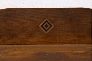 アンティーク家具　和製アンティーク　昭和初期　栓材　鳥の透かし彫りが趣ある本箱(ブックケース、収納棚)(R-039261)