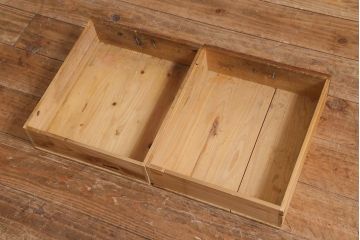 アンティーク家具　和製アンティーク　大正期　味わい深い佇まいの戸棚(収納棚)(R-039274)