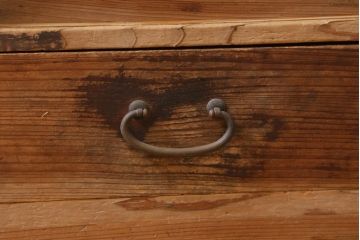 アンティーク家具　和製アンティーク　大正期　味わい深い佇まいの戸棚(収納棚)(R-039274)