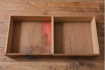 アンティーク家具　和製アンティーク　昭和初期　レトロな佇まいの本箱(ブックケース、収納棚、戸棚、キャビネット)(R-039275)