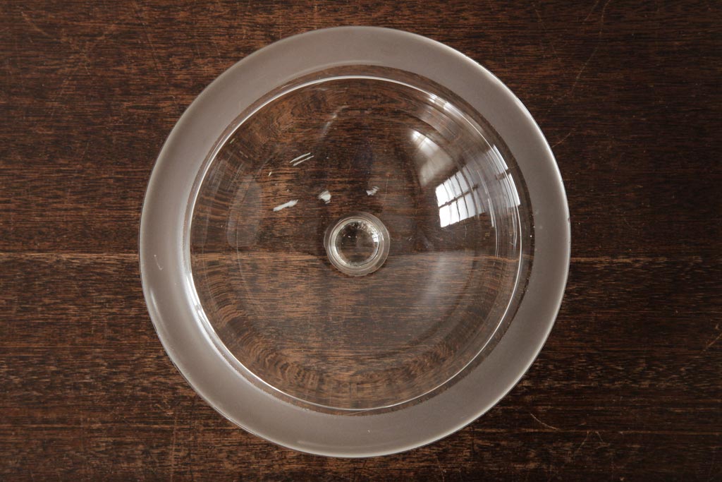 アンティーク雑貨　昭和レトロ　和製アンティーク　個性的な空間作りにおすすめのデシケーター(乾燥ビン・ガラス瓶)(R-039279)