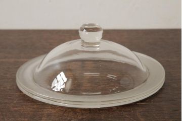 アンティーク雑貨　昭和レトロ　和製アンティーク　個性的な空間作りにおすすめのデシケーター(乾燥ビン・ガラス瓶)(R-039279)