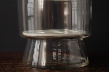 アンティーク雑貨　昭和レトロ　和製アンティーク　個性的な空間作りにおすすめのデシケーター(乾燥ビン・ガラス瓶)(R-039279)