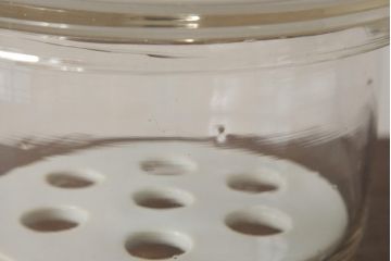 アンティーク雑貨　昭和レトロ　和製アンティーク　個性的な空間作りにおすすめのデシケーター(乾燥ビン・ガラス瓶)(R-039279)