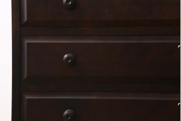 中古　北海道民芸家具　リメイク　落ち着いた色味が素敵な5段チェスト(タンス、引き出し)(R-039285)