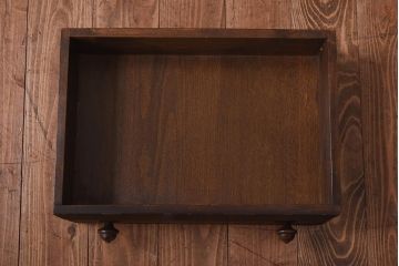 ヴィンテージ家具　イギリスビンテージ　壁に華を添える引き出し付きコンソールテーブル(サイドテーブル)(R-039293)