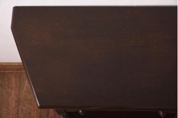 ヴィンテージ家具　イギリスビンテージ　壁に華を添える引き出し付きコンソールテーブル(サイドテーブル)(R-039293)