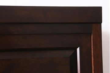 中古　松本民芸家具　着物も洋服も収納できるD型和タンス(箪笥、チェスト)(定価約54万円)(R-039303)