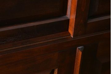 中古　松本民芸家具　着物も洋服も収納できるD型和タンス(箪笥、チェスト)(定価約54万円)(R-039303)