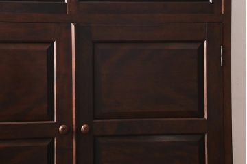 中古　松本民芸家具　着物も洋服も収納できるD型和タンス(箪笥、チェスト)(定価約54万円)(R-039303)