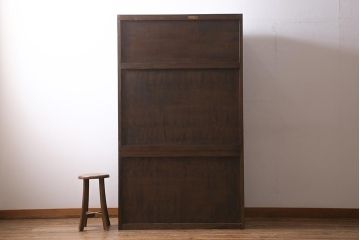 中古　松本民芸家具　着物も洋服も収納できるD型和タンス(箪笥、チェスト)(定価約54万円)(R-039303)