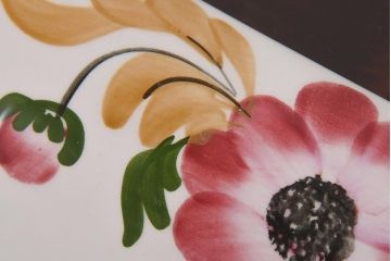 イタリアビンテージ　Richard Ginori(リチャードジノリ)　MONDOVI　プレート4枚セット(皿、洋食器)(R-039305)