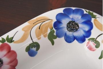 イタリアビンテージ　Richard Ginori(リチャードジノリ)　MONDOVI　プレート4枚セット(皿、洋食器)(R-039305)