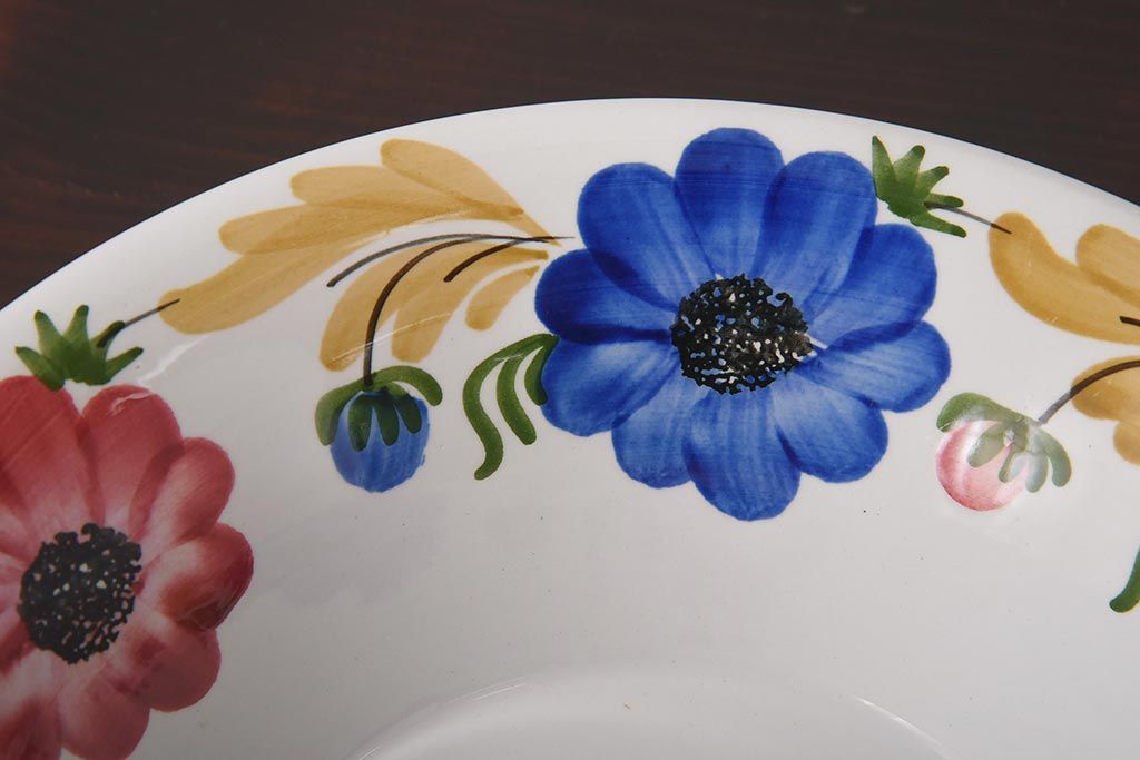 イタリアビンテージ　Richard Ginori(リチャードジノリ)　MONDOVI　プレート4枚セット(皿、洋食器)(R-039305)