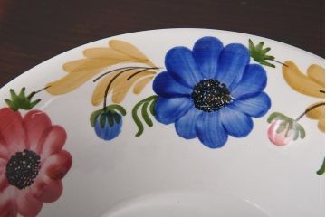 イタリアビンテージ　Richard Ginori(リチャードジノリ)　MONDOVI　プレート4枚セット(皿、洋食器)(R-039305)