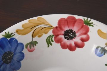 イタリアビンテージ　Richard Ginori(リチャードジノリ)　MONDOVI　プレート4枚セット(皿、洋食器)(R-039305)